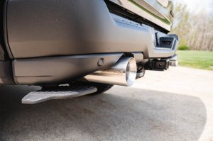 RAM 1500 Performance Exhaust - Dual Rear Exit - CORSA Performance - Cat-Back Sport, Dual Rear Exit w/ 5in Single Satin Pro Series - Satin - `25-`26